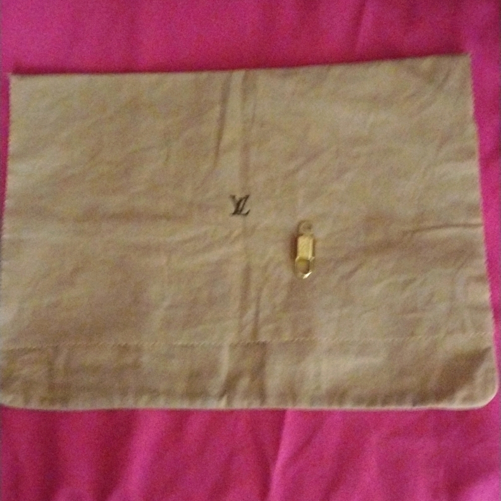 Genuine LV Dust Bag and Lock